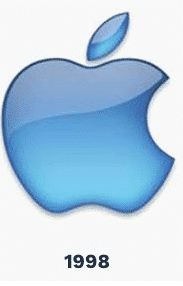 1998 apple logo