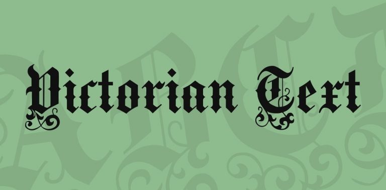 victorian typeface